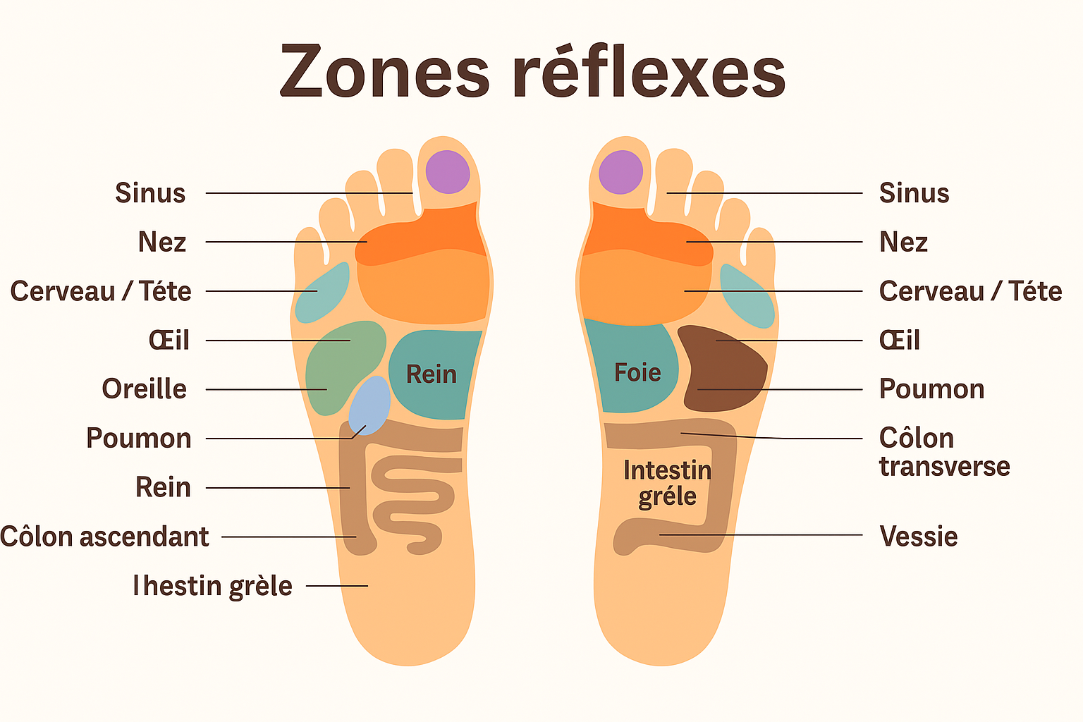 Les zones réflexes à stimuler pour favoriser une bonne digestion